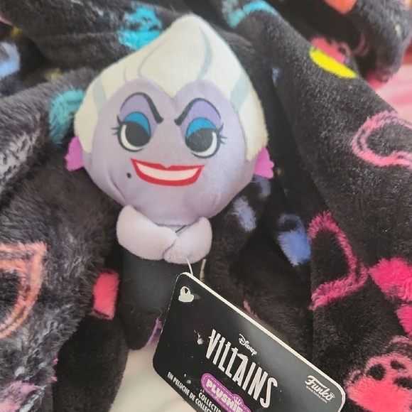 Disney Other - Disney Villains Ursula Stuffed Animal Purple and Black